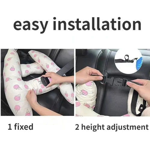 Cozy Travel Car Pillow marnetic