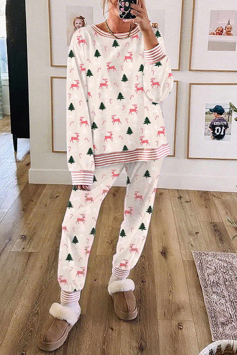 🎄Christmas Trees and Bows Pajama Set ⭐(Buy 2 Free Shipping)