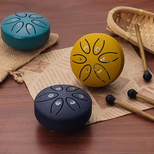 BlissTone - Mini Steel Tongue Drum Kit