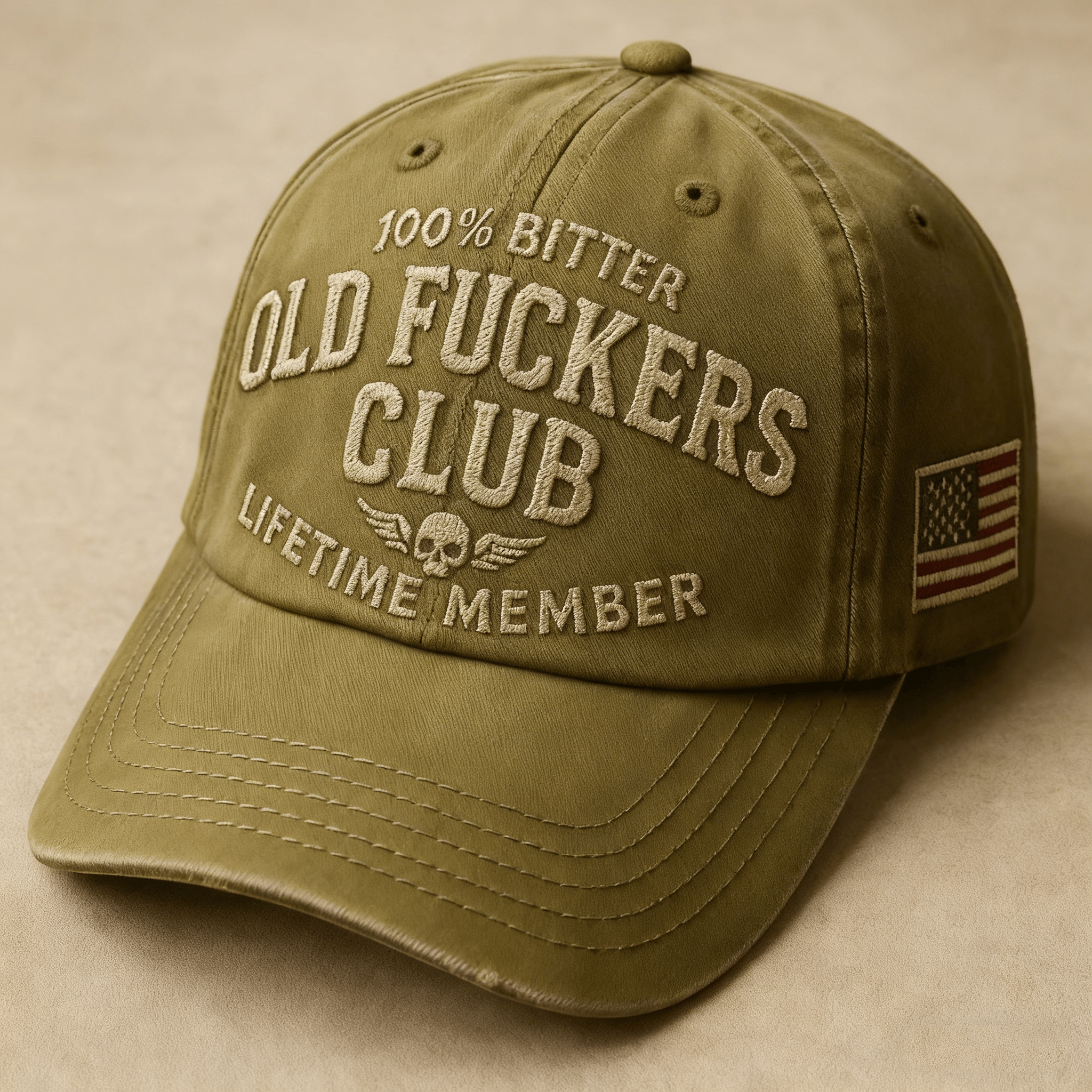 Rugged Rebel - Vintage Distressed Cap