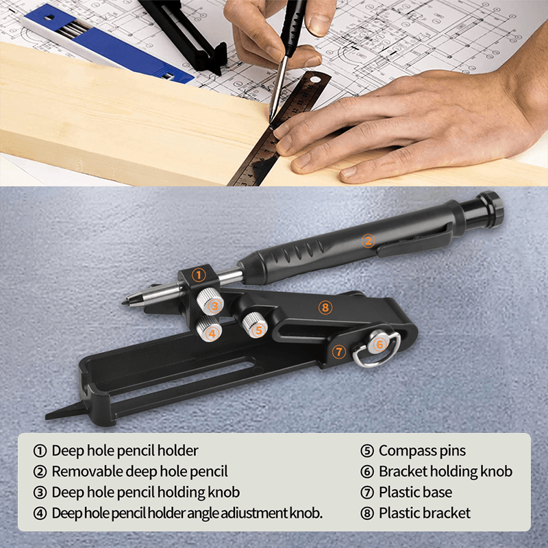 EdgeLine – Durable Multi Use Marking and Scribing Tool