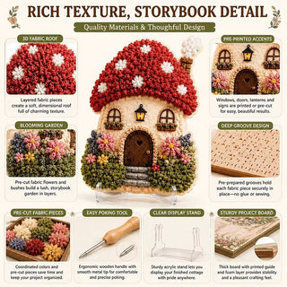 DreamWeave – Storybook Village Fabric Art Kit