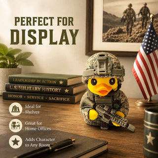 BattleQuack – Military-Inspired Soldier Duck Collectible