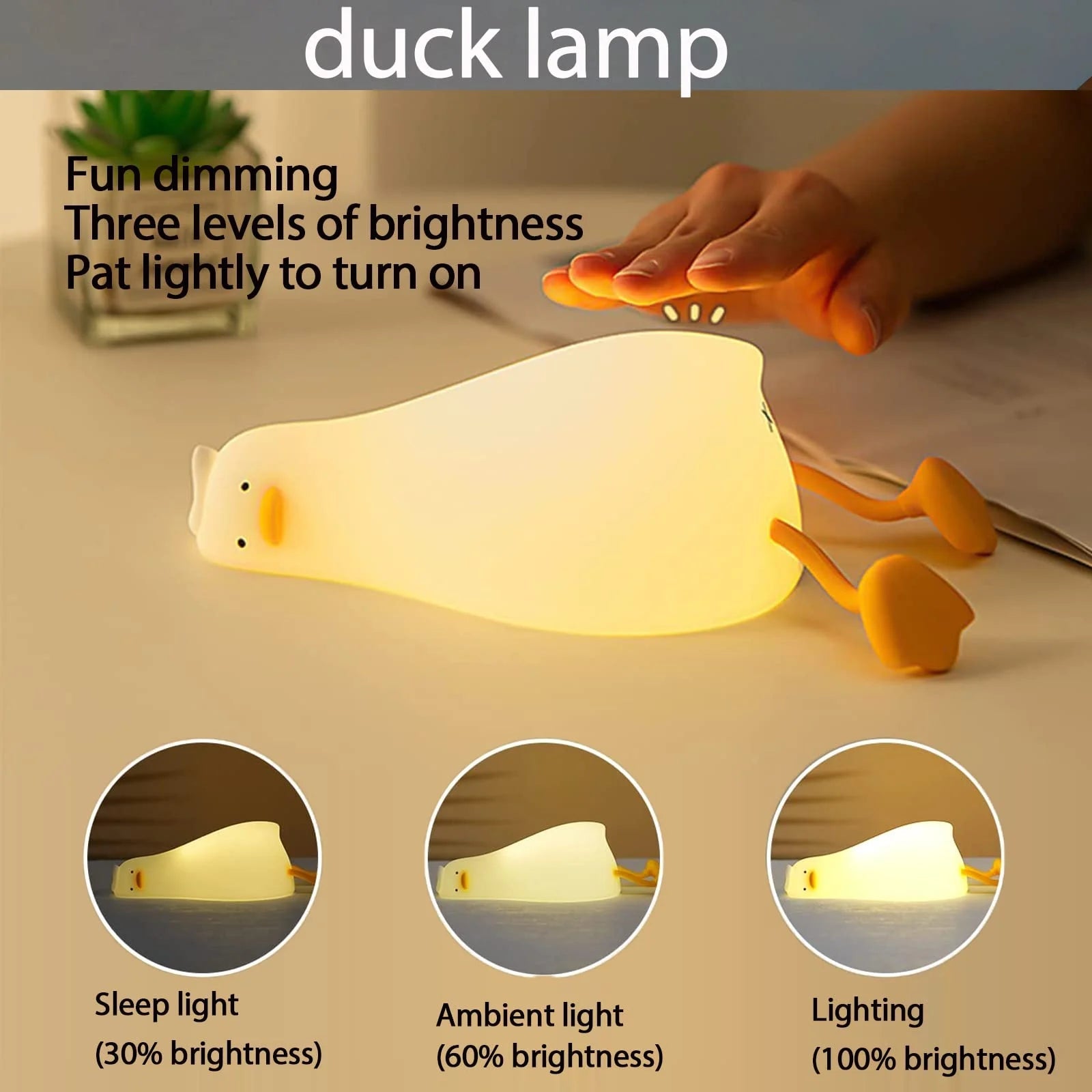 Feather Glow Nighttime Duck Light marnetic
