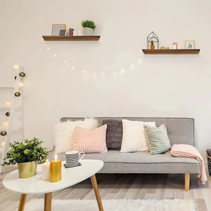 Artisanal Wooden Floating Shelves marnetic