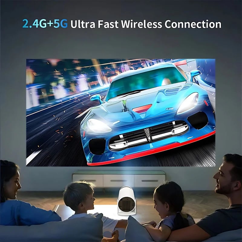 SkyBeam  – Portable Projector with 4K Clarity