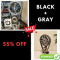 (Black + Gray) +🔥55%OFF
