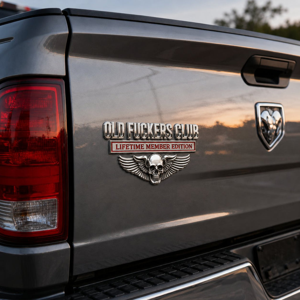 RoadLegend – Lifetime Member Metal Car Emblem