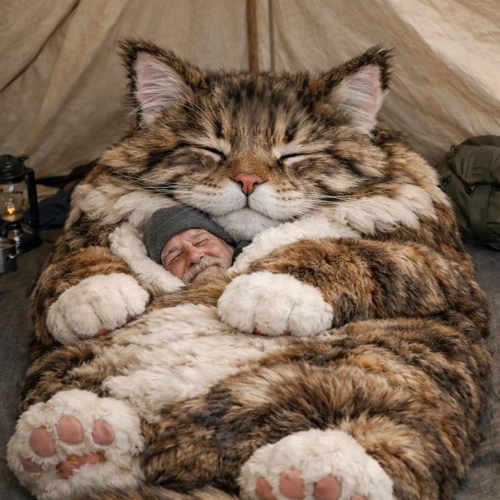 KittyNest - Plush & Warm Sleeping Bag