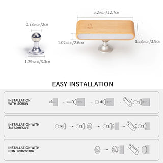TimberLight - Elegant Magnetic Desk Lamp