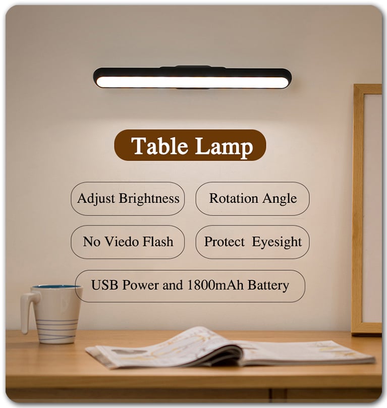 GlowMate - Rechargeable Magnetic LED Lamp