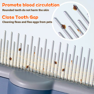 FleaFree - Self Cleaning Pet Grooming Brush