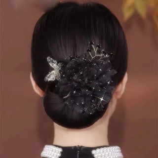 PetalTwist – Easy Bun Maker with Flower Charm