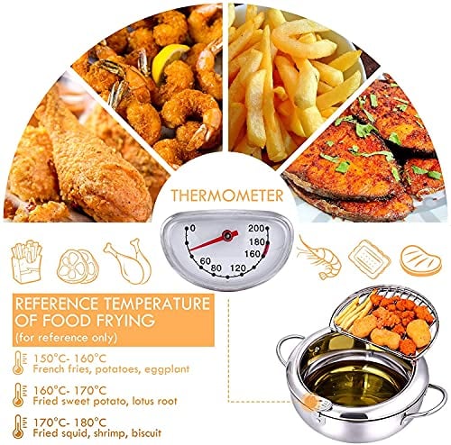 SteelFry – Stainless Steel Fryer Pot with Thermometer
