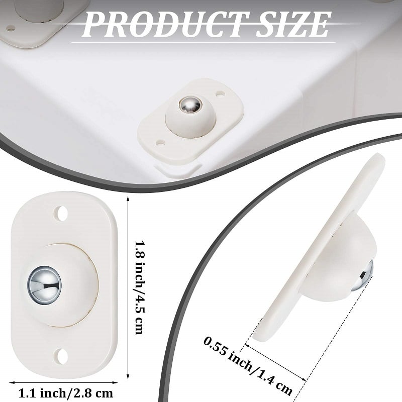 MoveIt - Silent 360º Storage Box Wheels