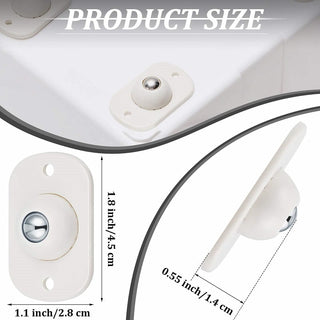MoveIt - Silent 360º Storage Box Wheels