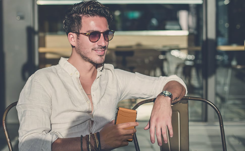 MetroSlim Wallet | Premium Leather & RFID Protection