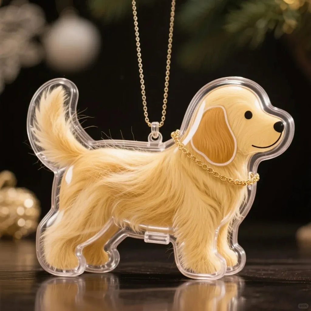 PawMemento – Dog Hair Keepsake Keychain Charm