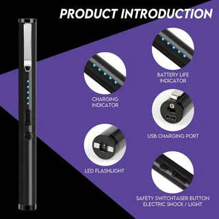 Tactical HIGH Power Stun Pen For Self Defense marnetic