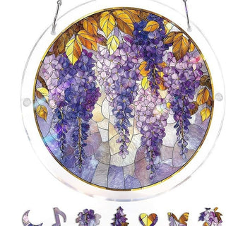 EmeraldFlame –  Acrylic 80 Pcs Suncatcher Puzzle