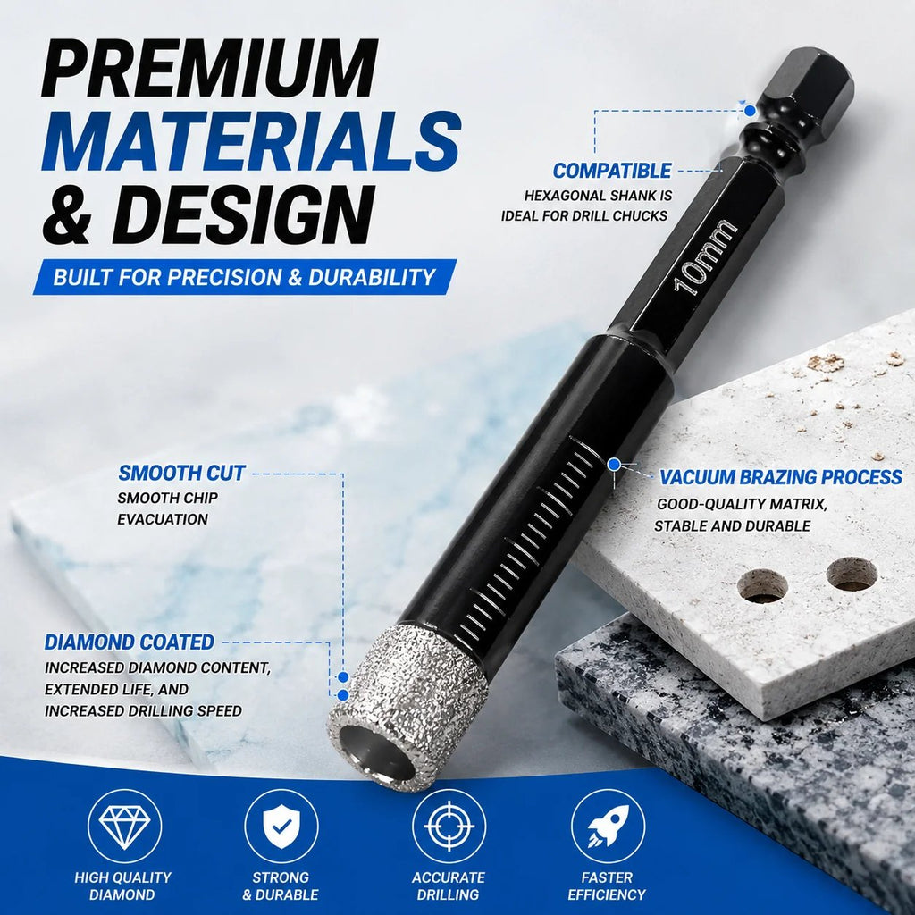DrillPro – Precision Diamond Hole Saw Set