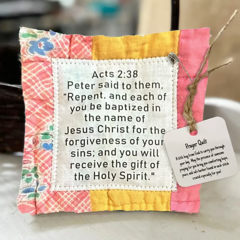 BlessingWrap - Cross Prayer Quilt