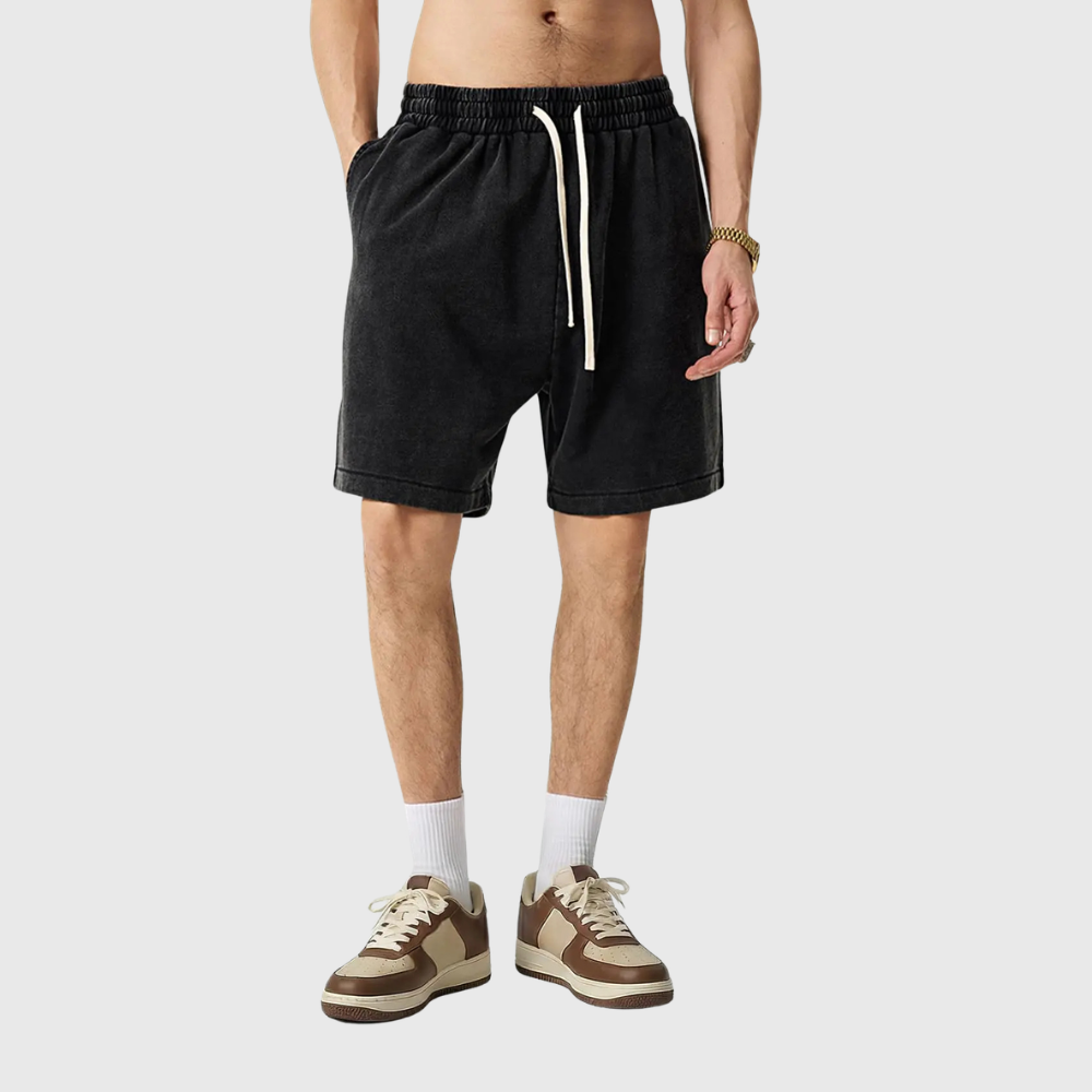 RetroFlex – Vintage Washed Athletic Sweat Shorts