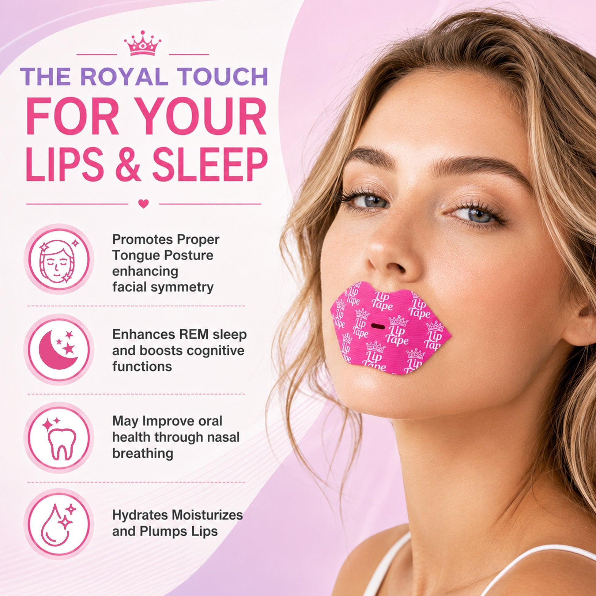 LipiRest – Collagen Infused Overnight Mouth Tape