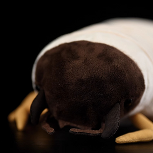 PlushGrub – Soft Stuffed White Larva Toy