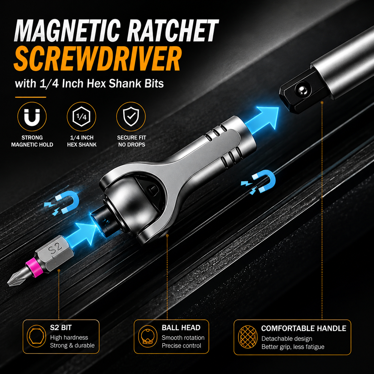TorquePro – 40-in-1 Ratchet Screwdriver Set