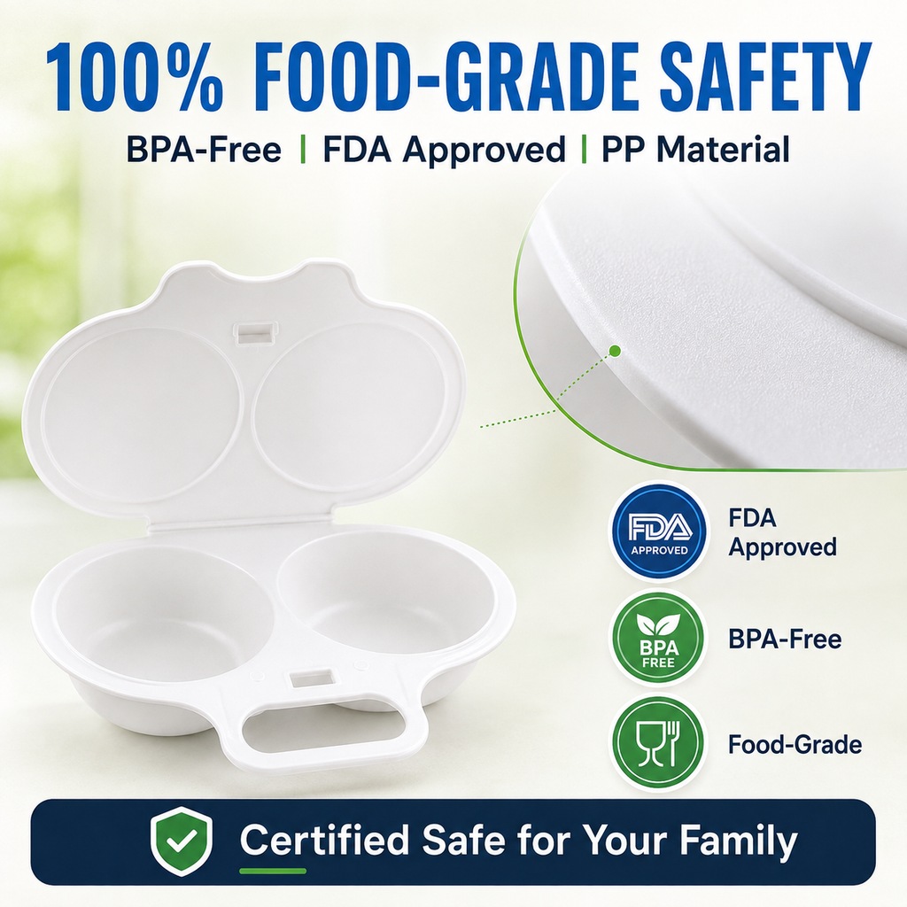 BreakfastPro – Dual-Cup Microwave Egg Cooker