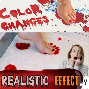 Chilling Bloodstain Bath Mat marnetic