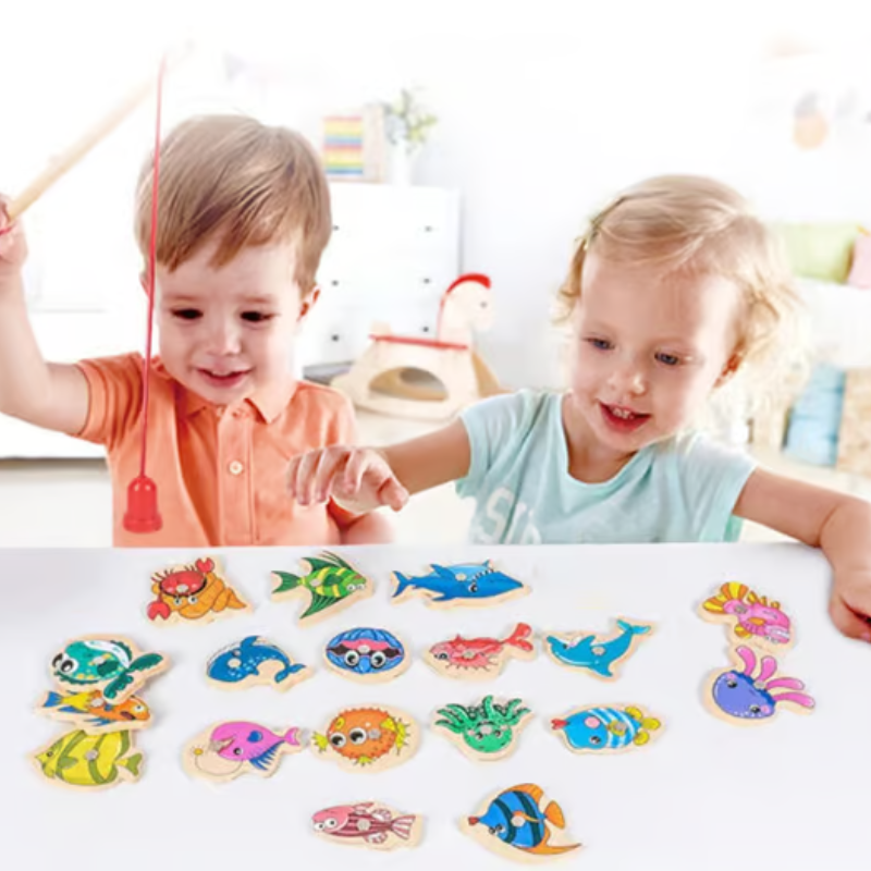 FishyCatch - Montessori Magnetic Fishing Game
