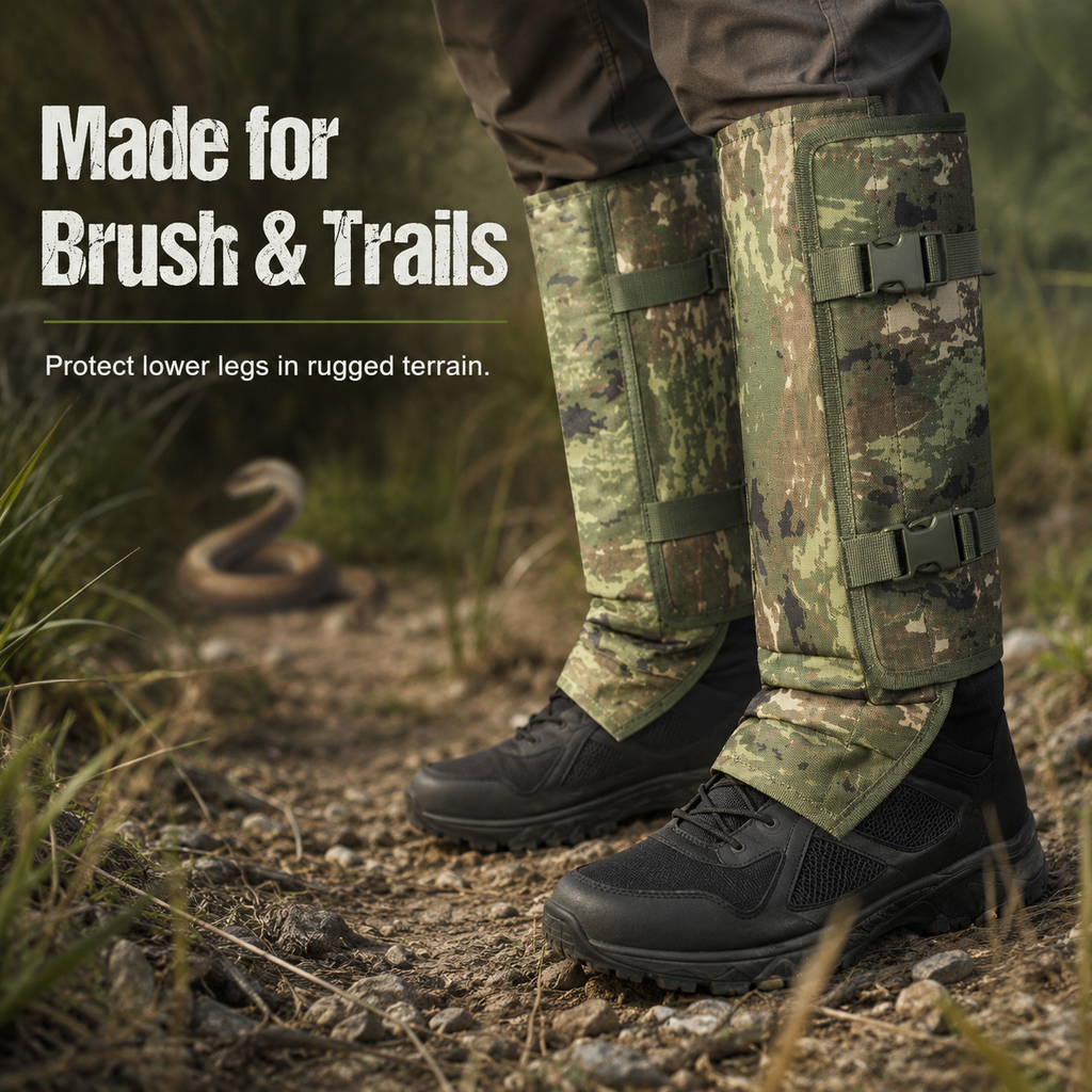 TrailShield Pro - Snake Guard Leg Gaiters