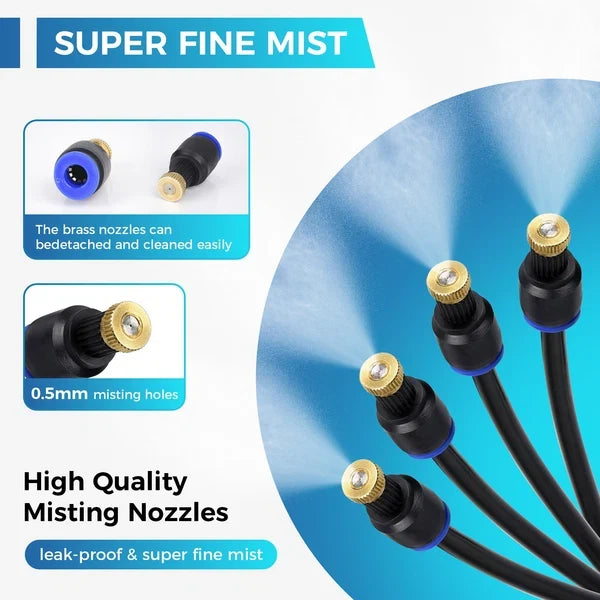 MistBreeze – Multi-Head Garden Misting Tower