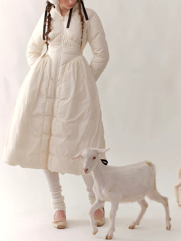 WinterWhisper - Sea Salt Down Jacket – Slim & Cozy