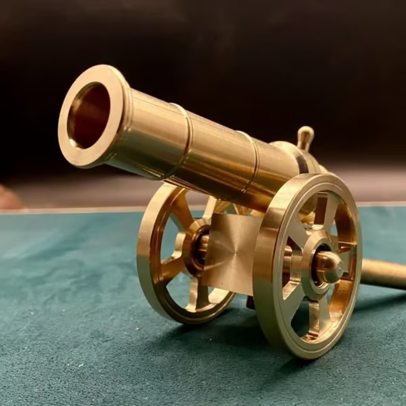 BattleForge - Premium Solid Brass Cannon Model