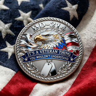 🏆Flash Sale 60% OFF - 🦅 “DD-214: Brotherhood of Honor” Veteran Commemorative Coin 🇺🇸