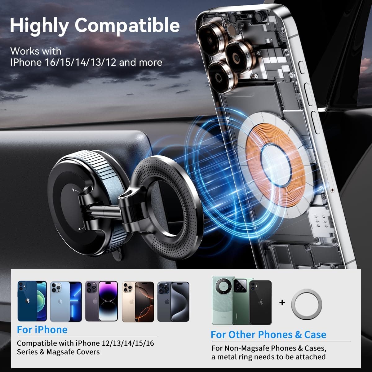 FlexiMag – 360° Magnetic Phone Mount
