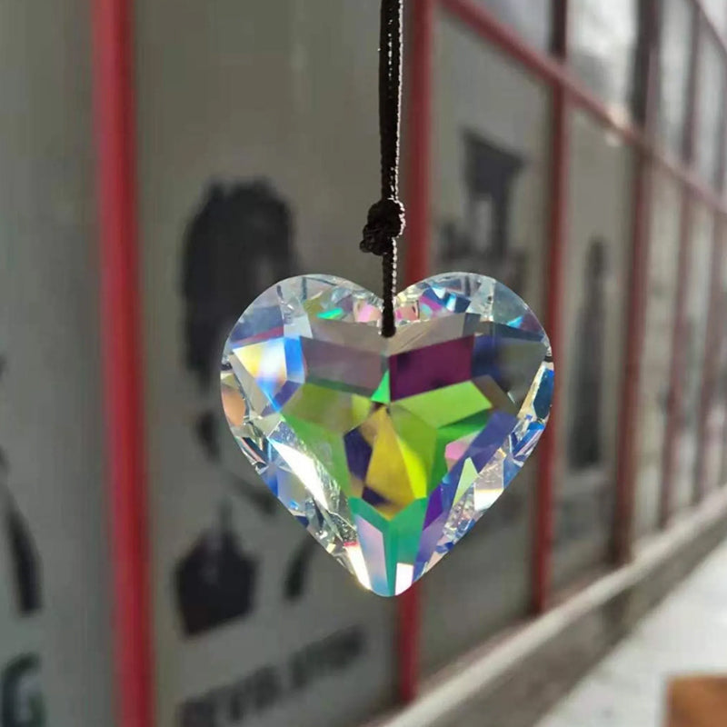 GlowHeart - Colorful Crystal Suncatcher