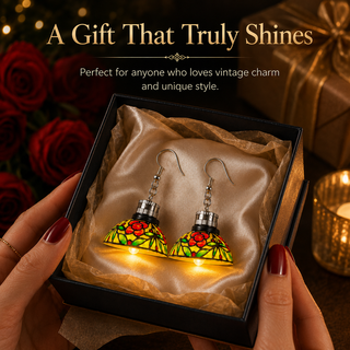 GlowMuse – Vintage Light-Up Chandelier Earrings