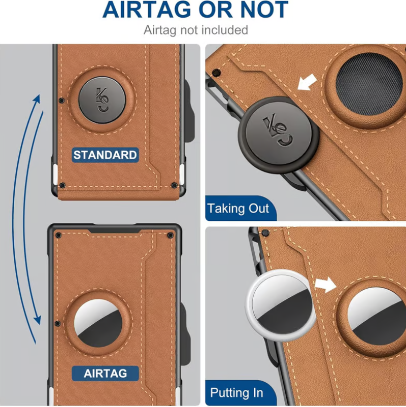 TrackSafe - RFID Blocking AirTag Wallet For Men