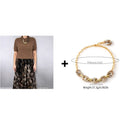 🔥Recommended pairings（Brown+Necklace）
