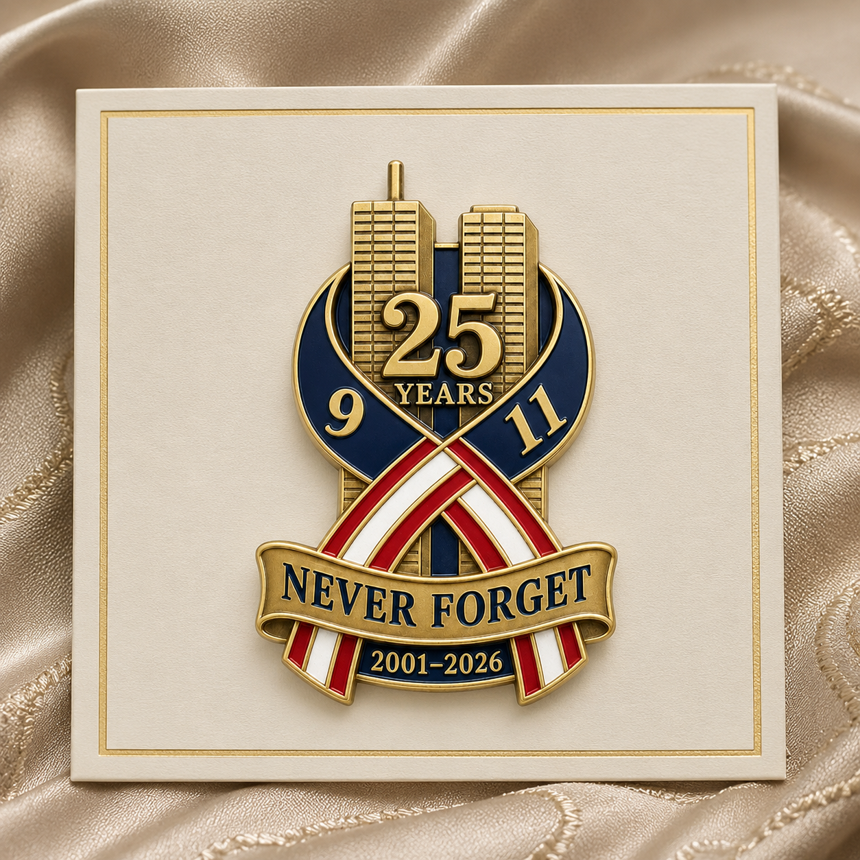 HonorMark – 9/11 Never Forget Commemorative Memorial Pin