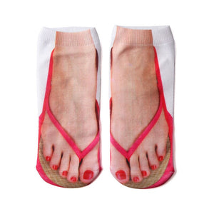 Super Comfy Manicure Print Socks marnetic