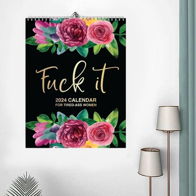2024 Calendar For Tired-Ass Women Metic