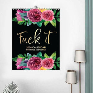 2024 Calendar For Tired-Ass Women Metic
