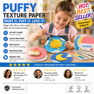 PuffiArt – 3D Foam Texture Painting Paper