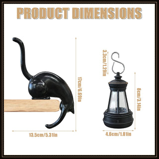 WhiskerGlow – Warm LED Cat Shelf Night Light