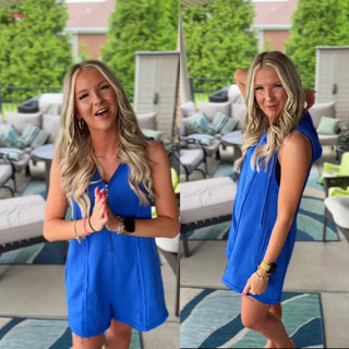 ActiveEase – Half-Zip Hooded Summer Romper